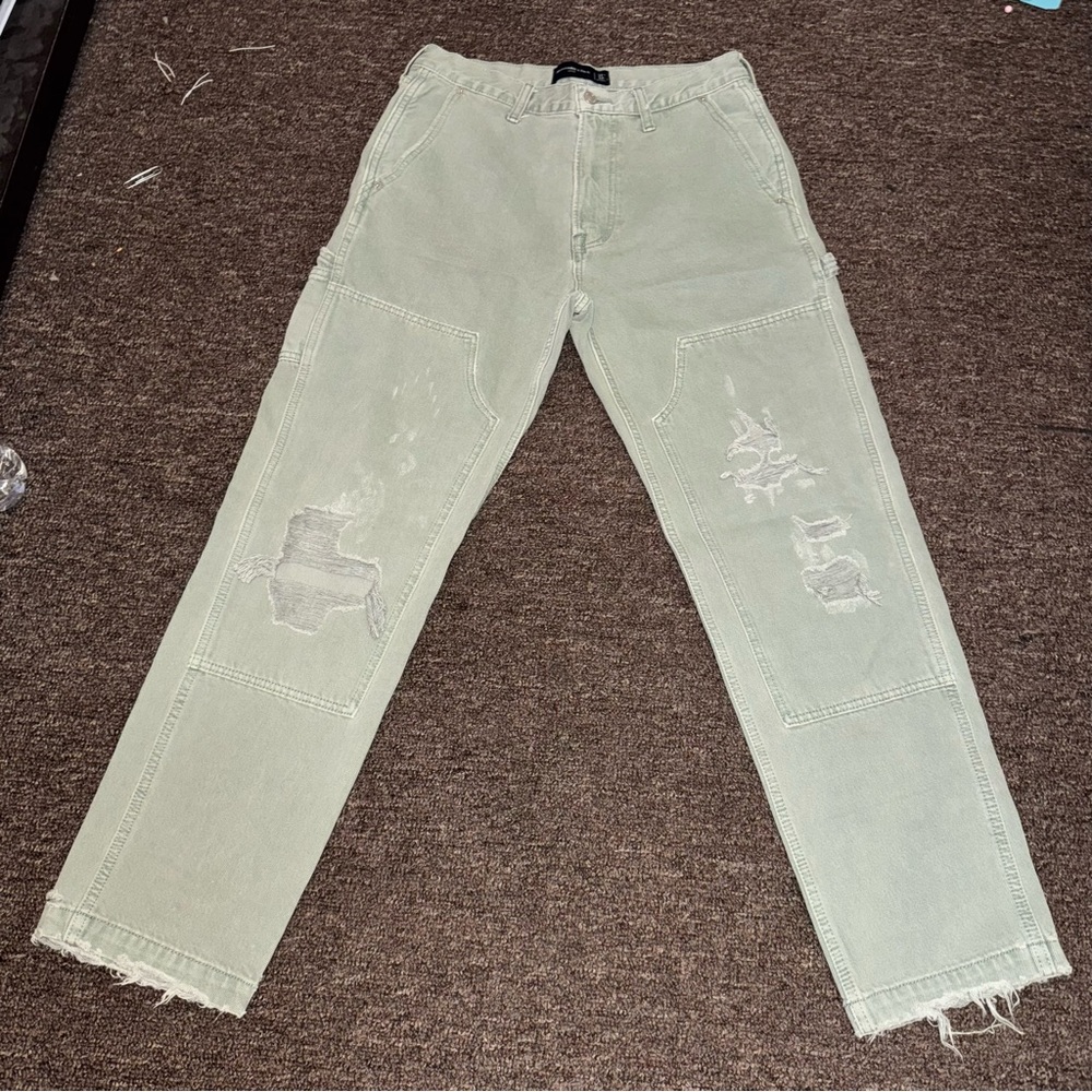 Abercrombie Distressed Loose Jeans